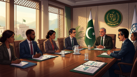 وزیر اعظم شہباز شریف کی عالمی بینک وفد سے ملاقات، اصلاحات پر تبادلہ خیال