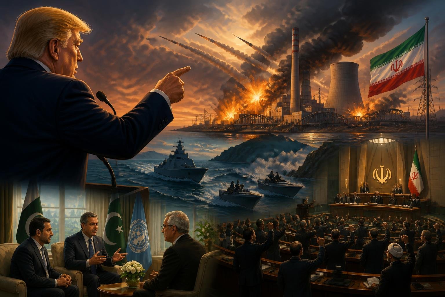 Trump Threatens Iran with Infrastructure Strikes if No Deal Reached