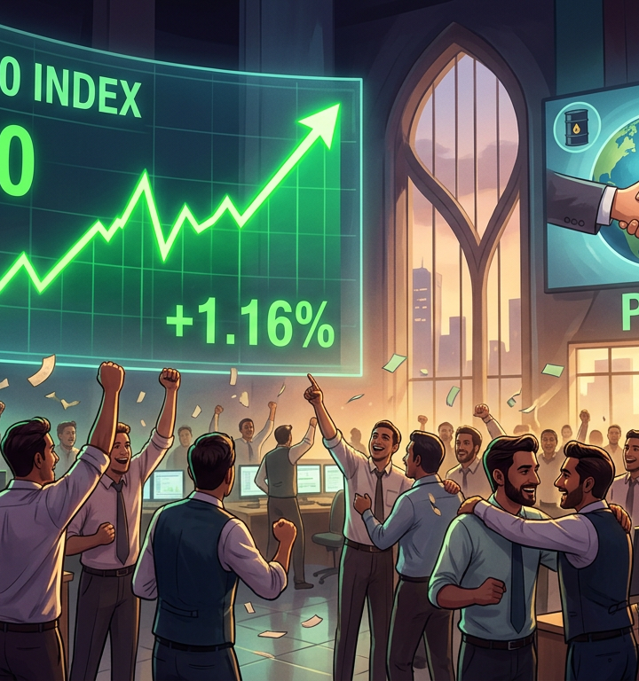 Pakistan Stock Exchange KSE-100 Index Drops 1703 Points