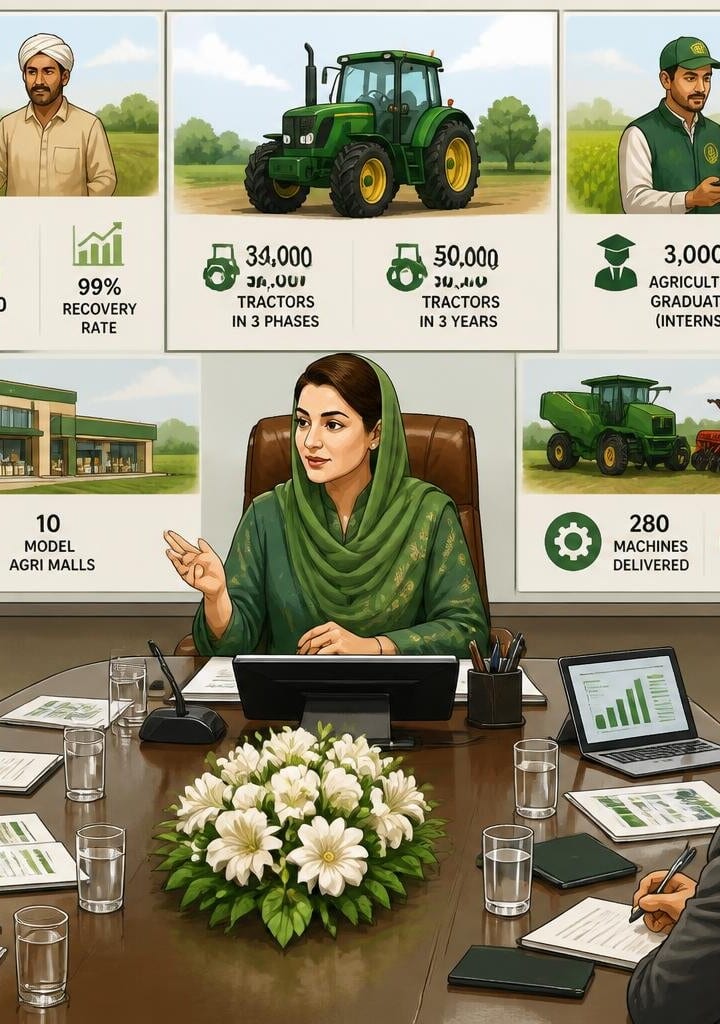 Punjab Reviews Progress on Kissan Card and Tractor Scheme