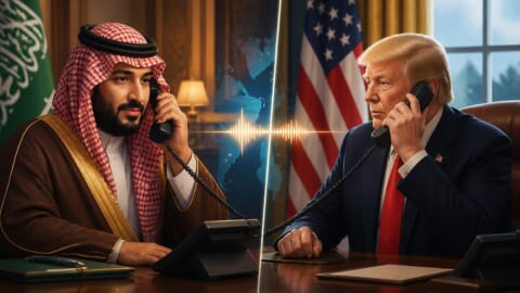 Saudi Crown Prince Mohammed bin Salman and US President Hold Phone Call