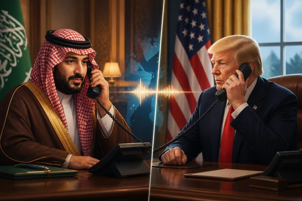 Saudi Crown Prince Mohammed bin Salman and US President Hold Phone Call