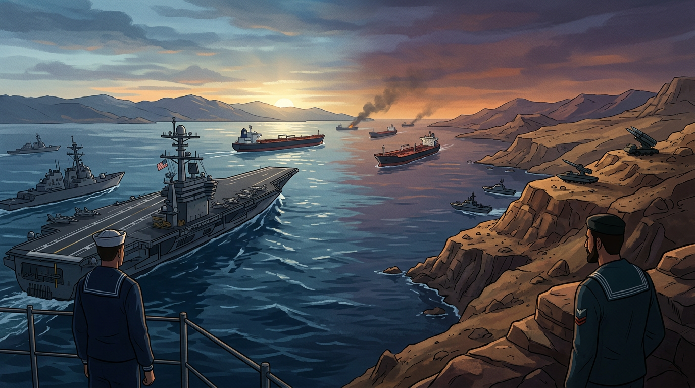 Strait of Hormuz Tensions Rise Amid US-Iran Tussle and Tanker Attacks