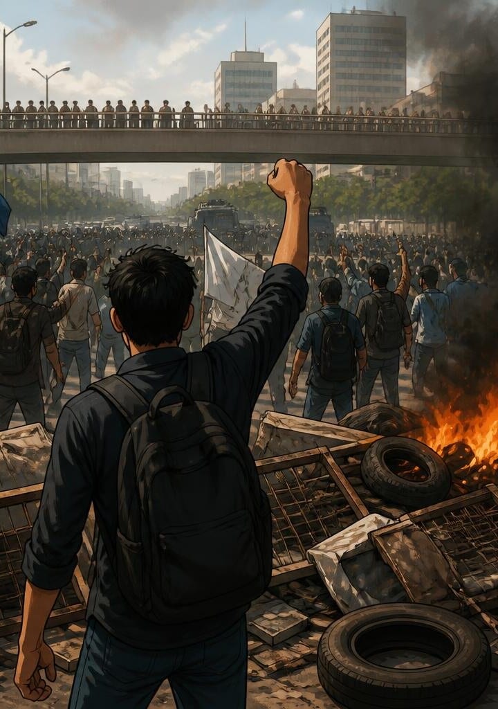 Student Organization Protest in Karachi After University Clash