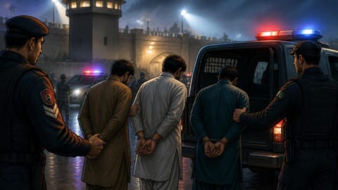 CCTV Footage Reveals 14 Inmates Escaped from Adiala Jail