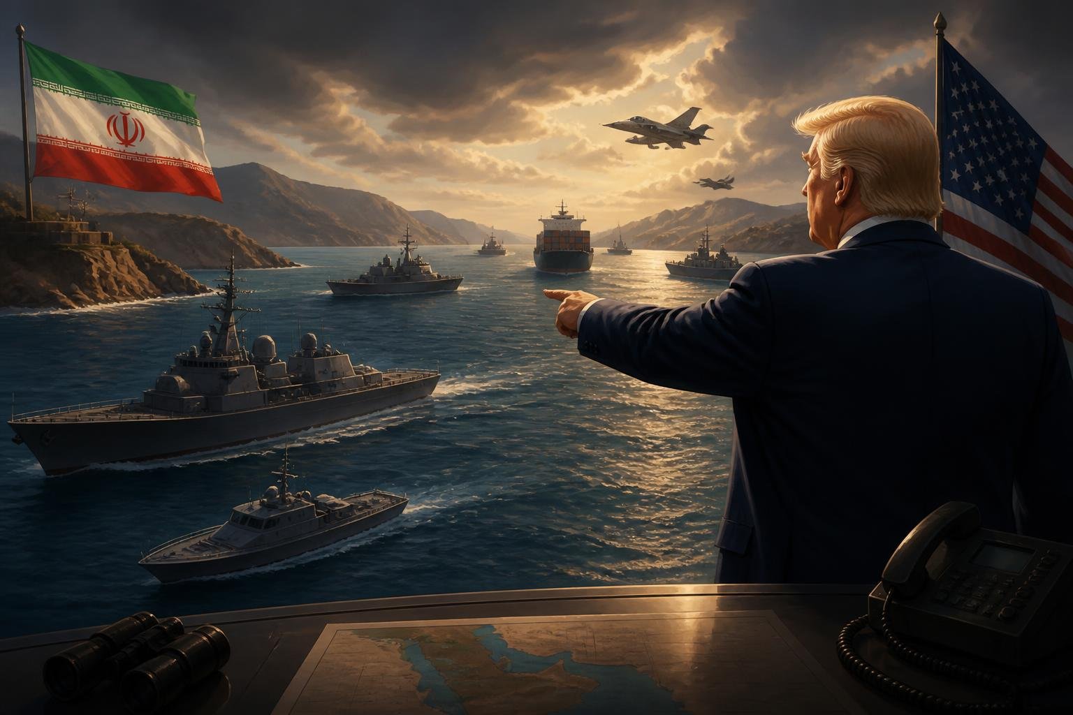 Trump Announces Naval Blockade on Iran