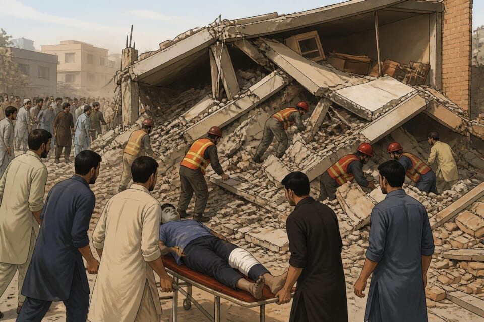 Tuition Centre Collapses in Lahore’s Kahna Area