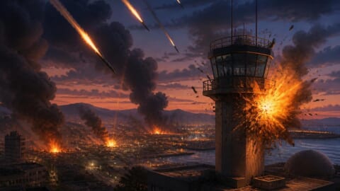 US attacks Iranian cities, civilian maritime tower hit