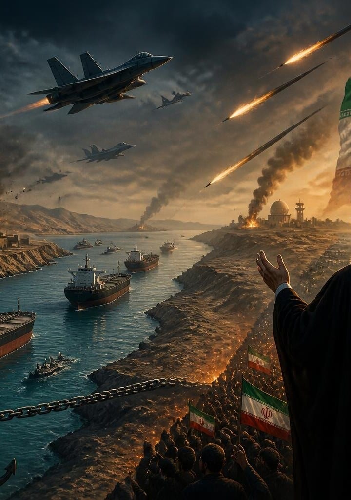 US-Iran Tensions Escalate Amid Strait of Hormuz Suspension, Iran Attacks US Facilities