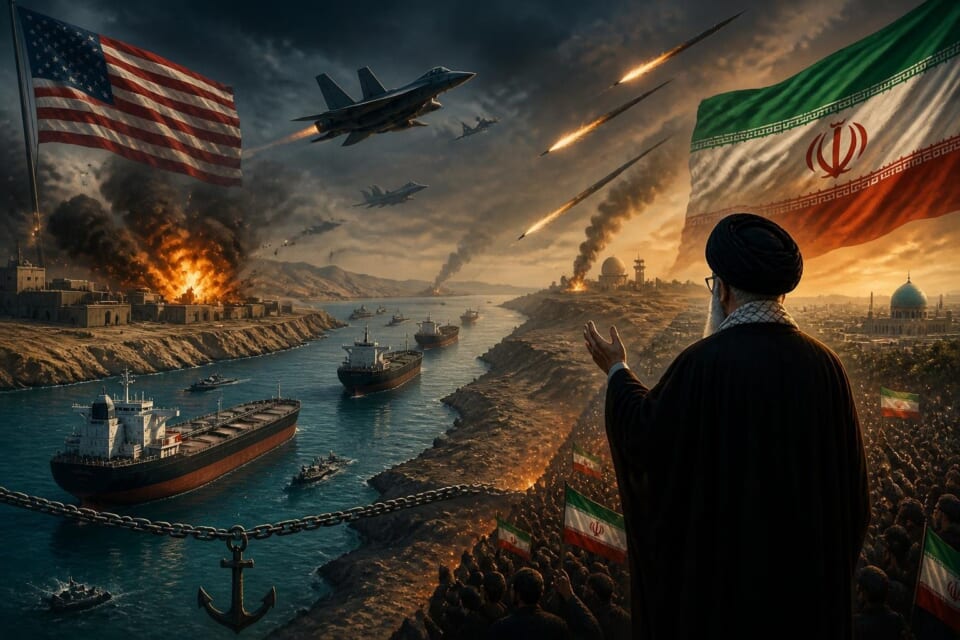 US-Iran Tensions Escalate Amid Strait of Hormuz Suspension, Iran Attacks US Facilities