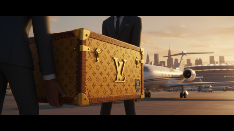 World Cup Trophy Travels in Bespoke Louis Vuitton Trunk to Final