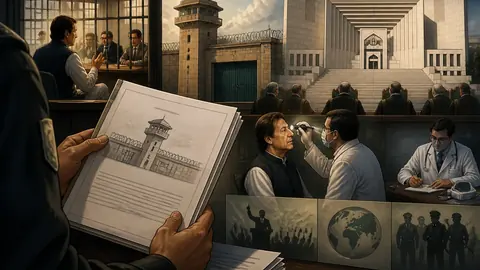 اس خبر کے لیے متحرک اداریاتی خاکہ: عمران خان کی میڈیکل رپورٹ میں اڈیالہ جیل میں ‘شدید بے چینی’ کا انکشاف