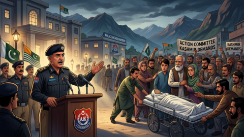 آزاد کشمیر پولیس چیف کا کالعدم کمیٹی پر اغوا اور تشدد کا الزام