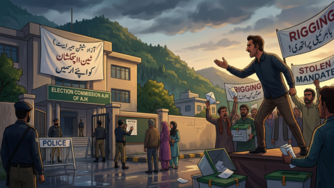 AJK Polls: Elections Postponed in 7 Constituencies, Rigging Alleged in LA-27