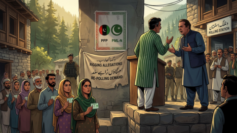 آزاد کشمیر انتخابات پر پی ایم ایل-این اور پی پی پی کے درمیان سیاسی دراڑ گہری