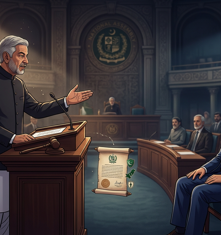 خواجہ آصف کا نقوی کے حکومتی نظام میں تبدیلی کے مطالبے پر ردعمل
