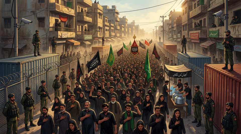 Rawalpindi Chehlum Procession Begins from Ashiq Hussain Imambargah