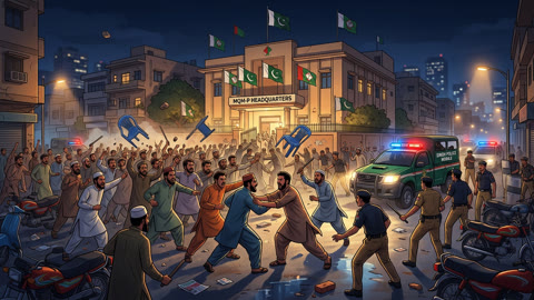 MQM-P Factional Clash Leads to Arrests, Office Sealing, Protest Announcement