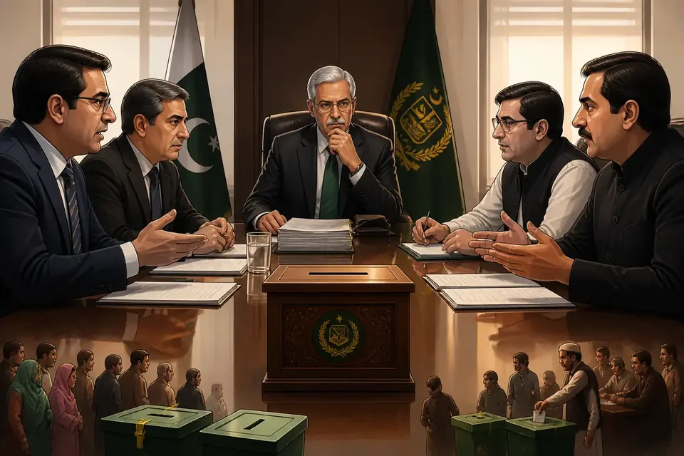 اس خبر کے لیے متحرک اداریاتی خاکہ: بلدیاتی انتخابات: الیکشن کمیشن نے خیبرپختونخوا کو انتظامات کیلئے 3 ہفتے کی مہلت دے دی