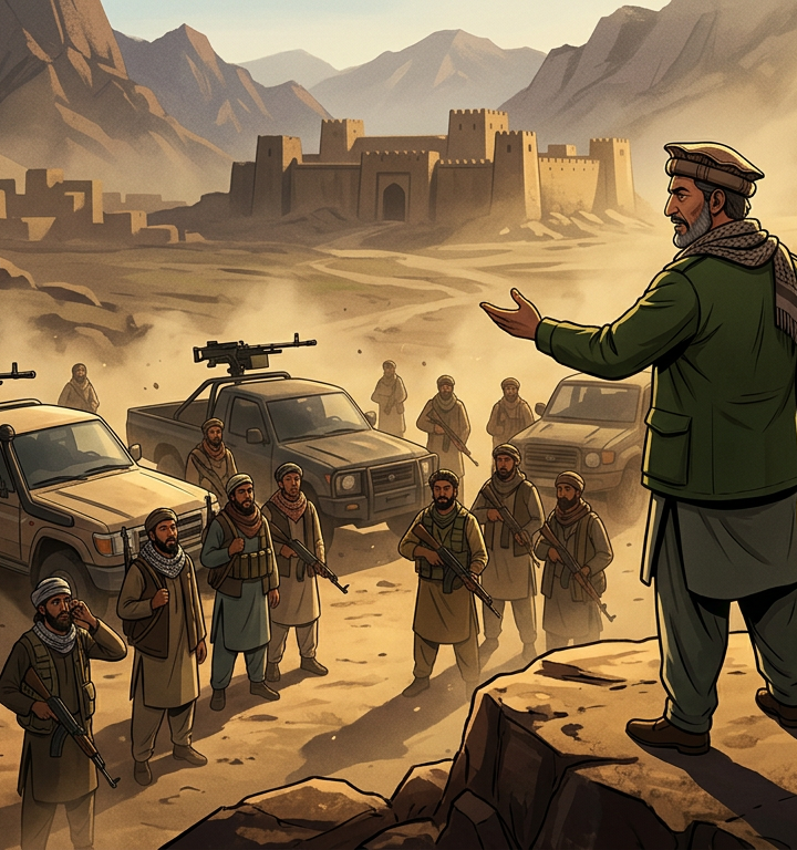 Former Afghan General Sami Sadat announces military campaign against Taliban