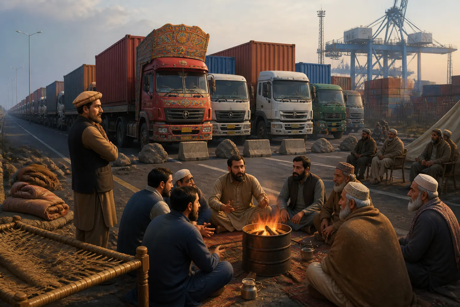 Goods Transporters’ Strike Enters Tenth Day, Talks Scheduled in Karachi
