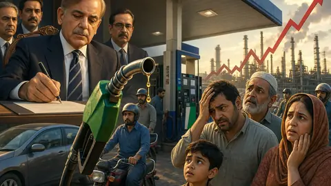 اس خبر کے لیے متحرک اداریاتی خاکہ: پیٹرول کی قیمتوں میں اضافے پر غیریقینی صورتحال، منظوری مسترد ہونے کی اطلاعات
