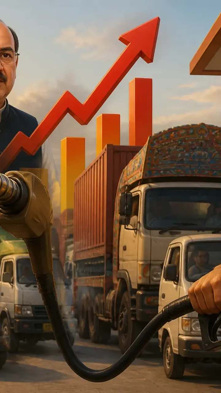 Animated editorial illustration for: Petrol, diesel prices rise as petroleum levy hits maximum limit