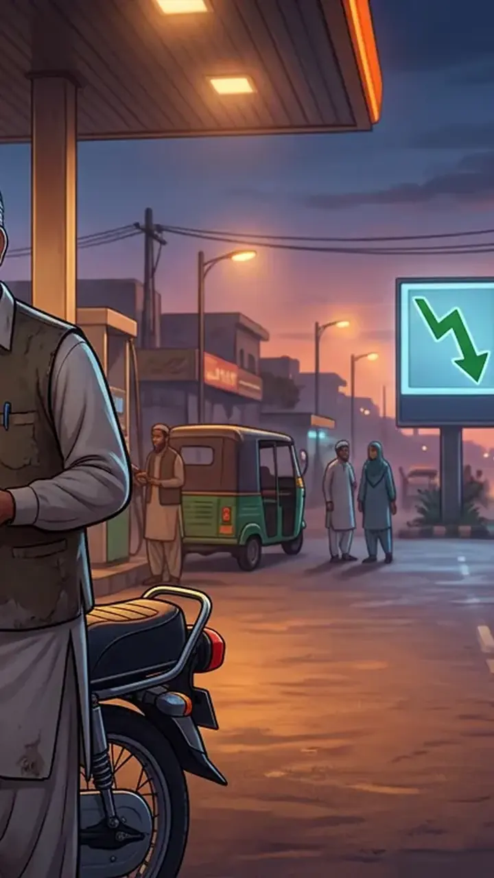 Animated editorial illustration for: Petrol price increased slightly, diesel cut for September