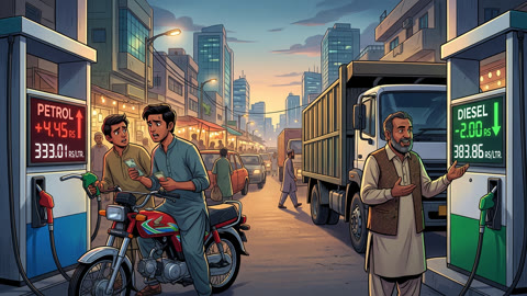 Petrol Prices Rise, HSD Drops; Jamaat-e-Islami Protests Inflation