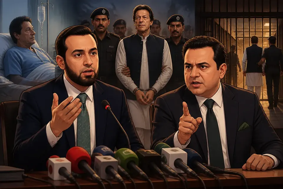 اس خبر کے لیے متحرک اداریاتی خاکہ: حکومت نے عمران خان کو ہسپتال منتقل کرنے کی باقاعدہ درخواست کر دی