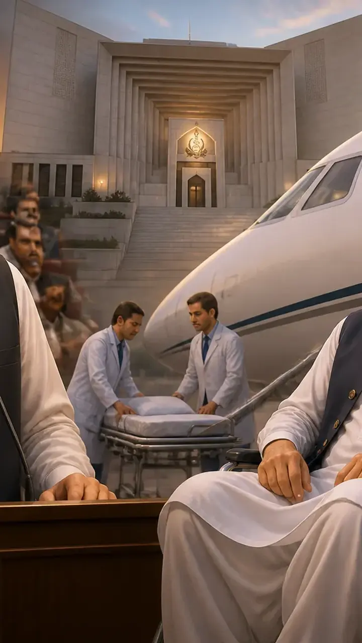 اس خبر کے لیے متحرک اداریاتی خاکہ: حکومت کا کہنا ہے کہ عمران خان کو علاج کے لیے بیرون ملک بھیجا جا سکتا ہے