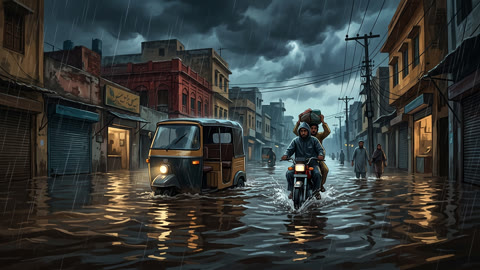 Heavy monsoon rains cause urban flooding in Lahore, Islamabad