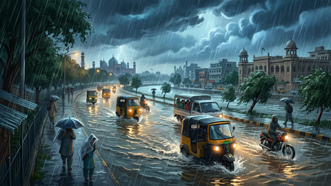 Lahore: Heavy Storms Forecast for Three Days