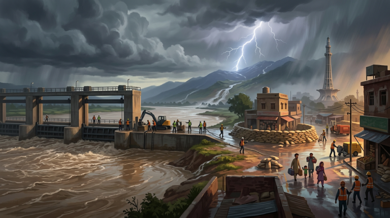 Heavy Monsoon Rains Expected Tuesday, Tarbela Dam Nears Capacity