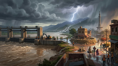 Heavy Monsoon Rains Expected Tuesday, Tarbela Dam Nears Capacity