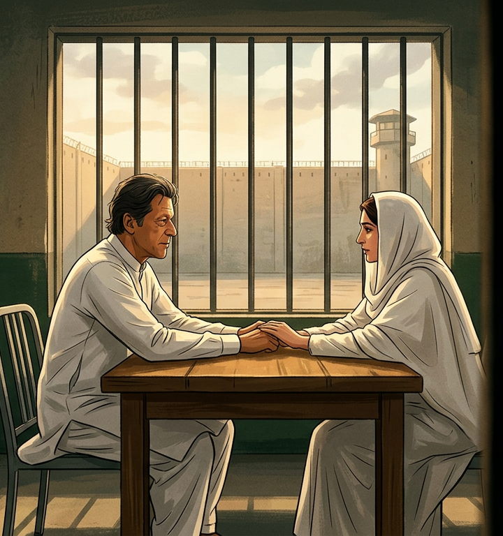 Imran Khan and Bushra Bibi meet at Adiala Jail after Amnesty call