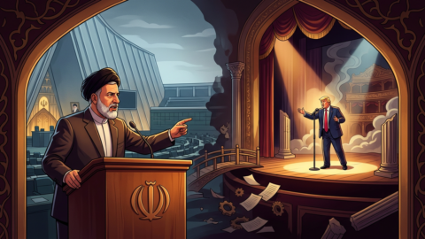 Iran Speaker Criticizes US ‘Dramatic Diplomacy’ Amid Tensions