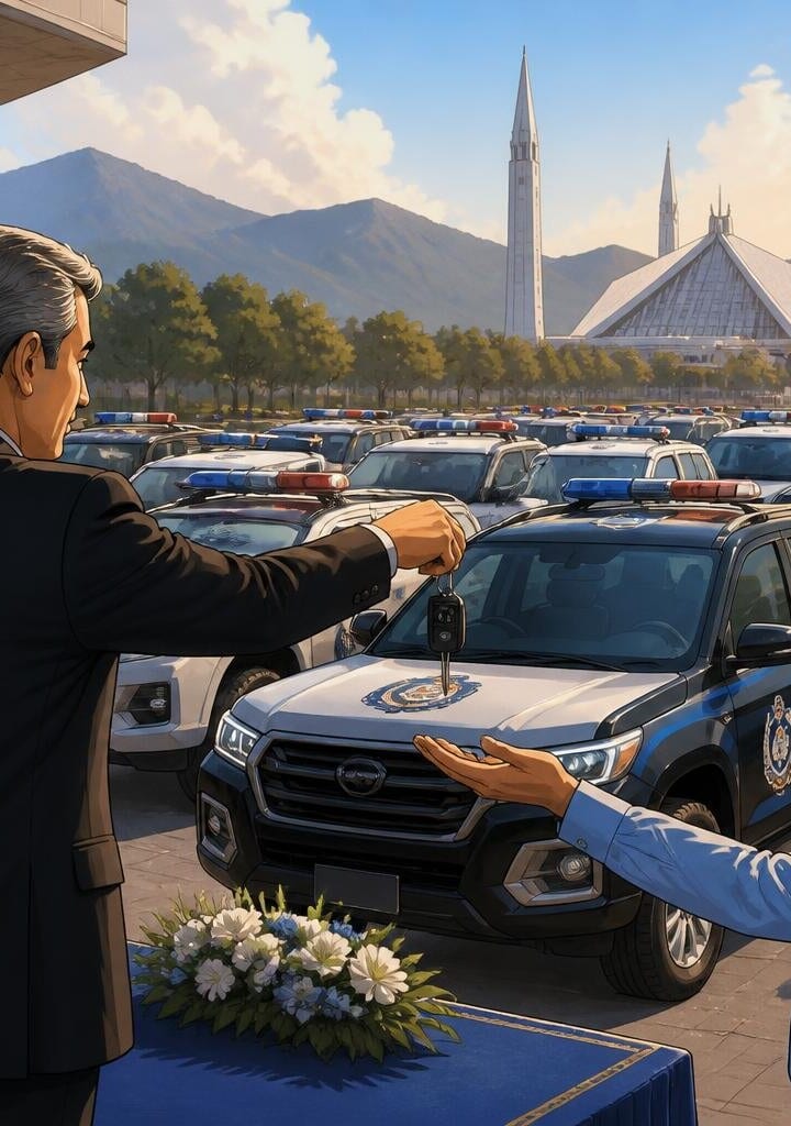 Islamabad Police Receives 30 New Vehicles After 14-Year Gap