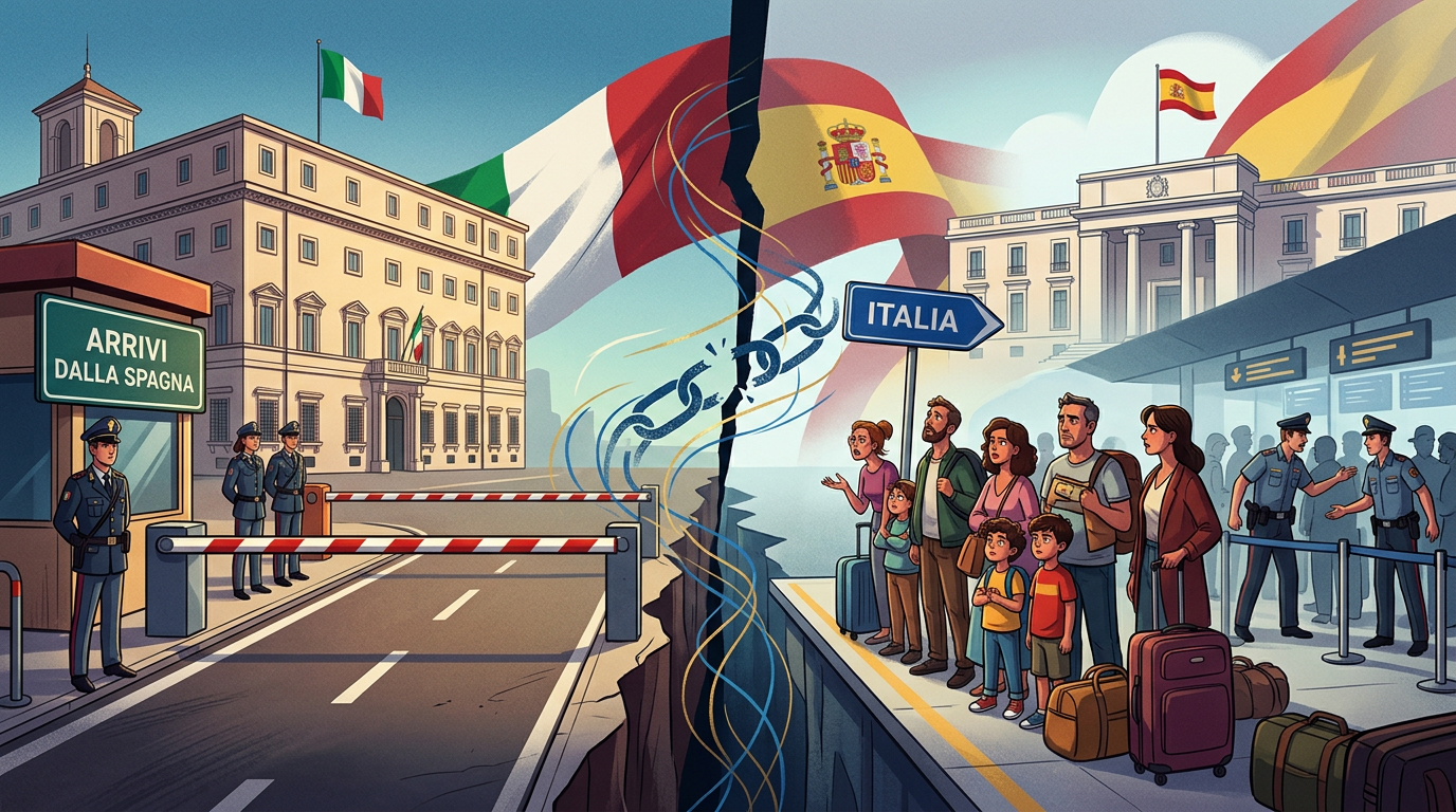Italy Defies Spanish Demand to Lift Border Curbs Amid Migrant Row