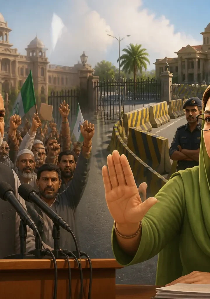 Animated editorial illustration for: JI sit-ins continue for second day against economic policies