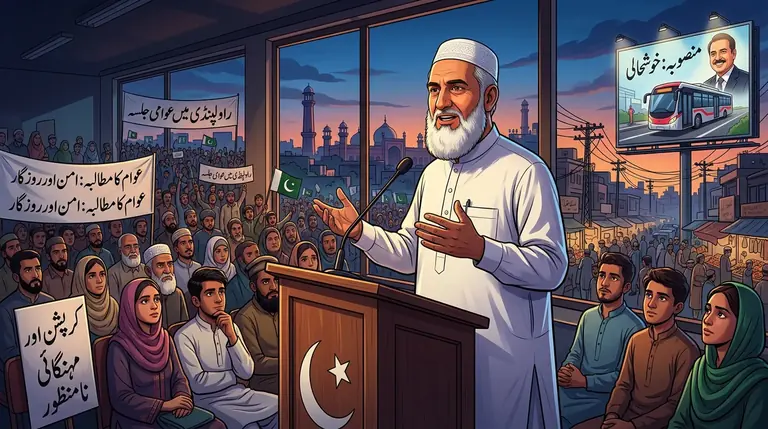 JI holds Rawalpindi rally after successful talks with administration