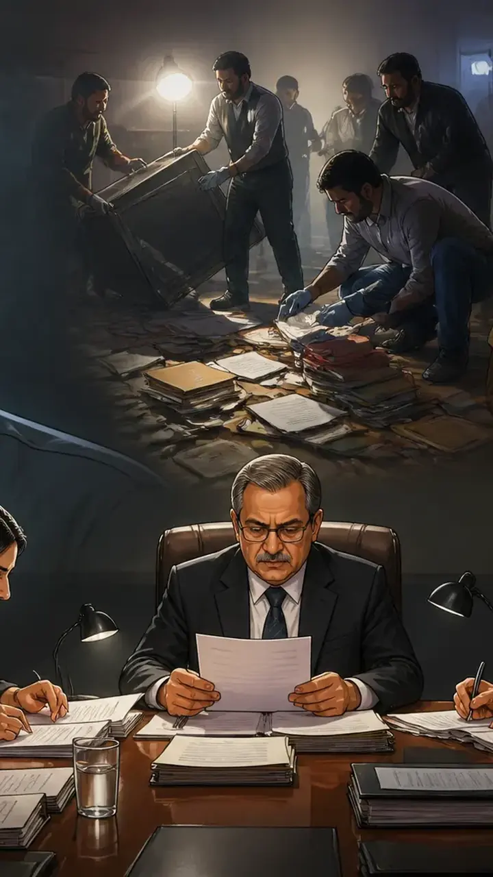 Animated editorial illustration for: Reward announced for information in Mir Raza Ali murder case