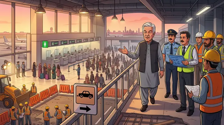 Khawaja Asif directs more facilities for passengers at Lahore airport