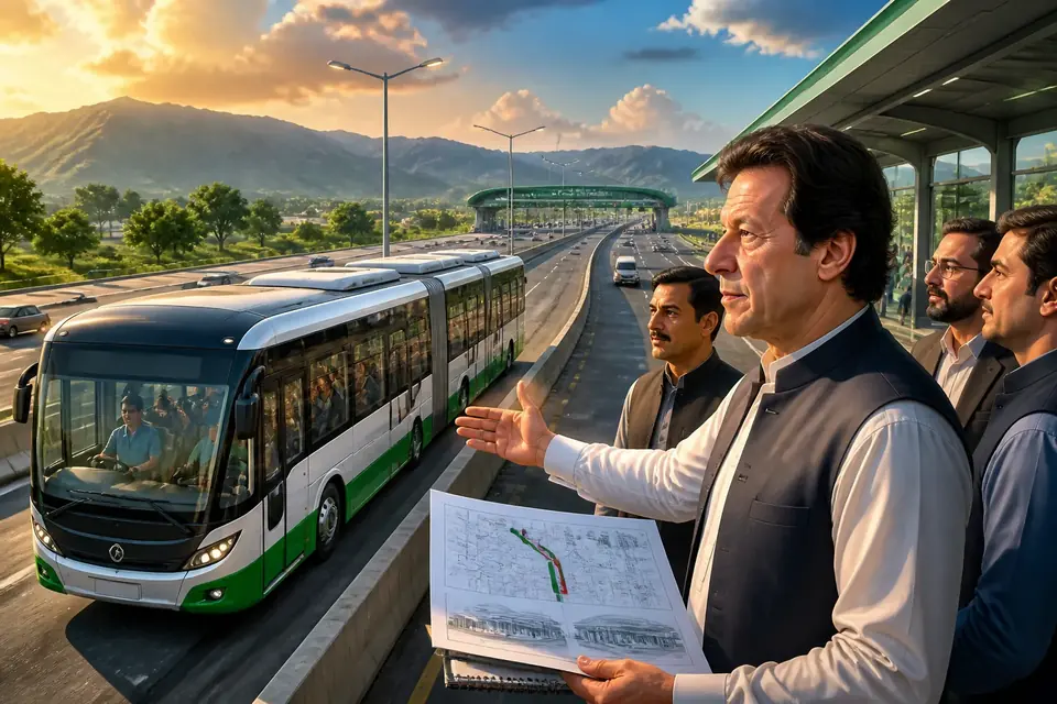 اس خبر کے لیے متحرک اداریاتی خاکہ: خیبرپختونخوا حکومت کا بی آر ٹی بسیں ایم ون موٹروے پر چلانے پر غور