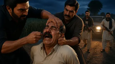 Animated editorial illustration for: Man’s nose severed in Rahim Yar Khan over son’s love marriage
