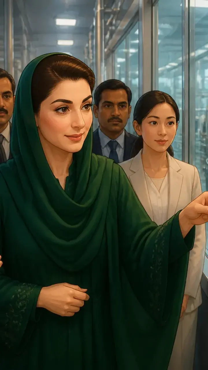 اس خبر کے لیے متحرک اداریاتی خاکہ: علی بابا گروپ نے چین کے دورے کے بعد مریم نواز کی کوششوں کو سراہا