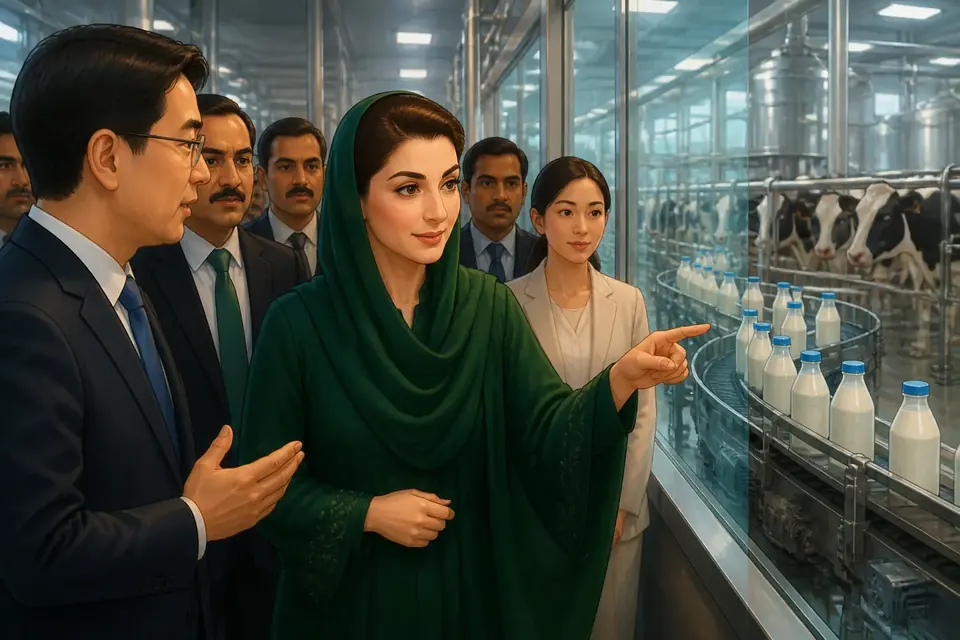اس خبر کے لیے متحرک اداریاتی خاکہ: مریم نواز نے دورہ چین کے دوران تقریب سے خطاب کیا