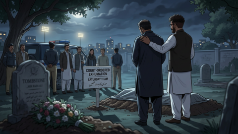 میر رضا کی لاش میڈیکل بورڈ کی بحالی کے بعد ہفتے کو نکالی گئی