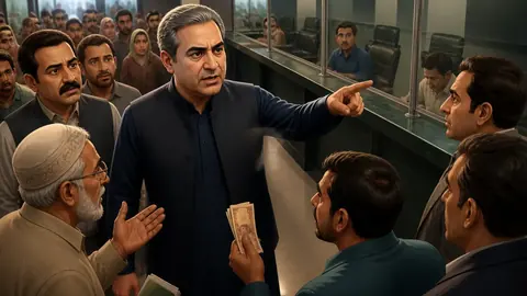 اس خبر کے لیے متحرک اداریاتی خاکہ: محسن نقوی کا پاسپورٹ آفس کے اچانک دورے کے بعد دو افسران کو ہٹانے کا حکم