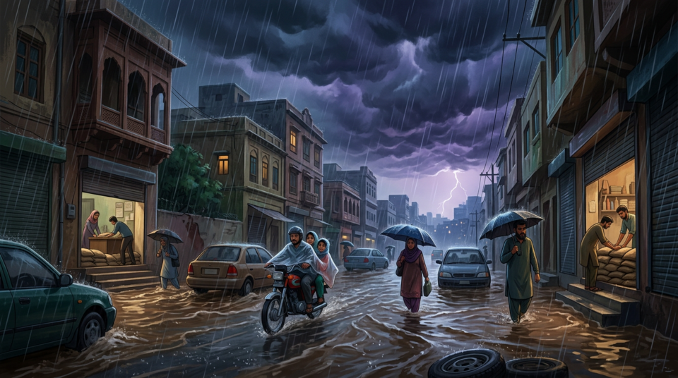 مون سون بارشوں سے پاکستان بھر میں سیلاب کی صورتحال